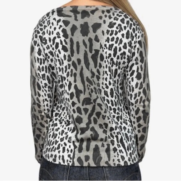 ATM ANTHONY THOMAS MELILLO Women's Animal-print Cashmere Blend Size M - Picture 2 of 15